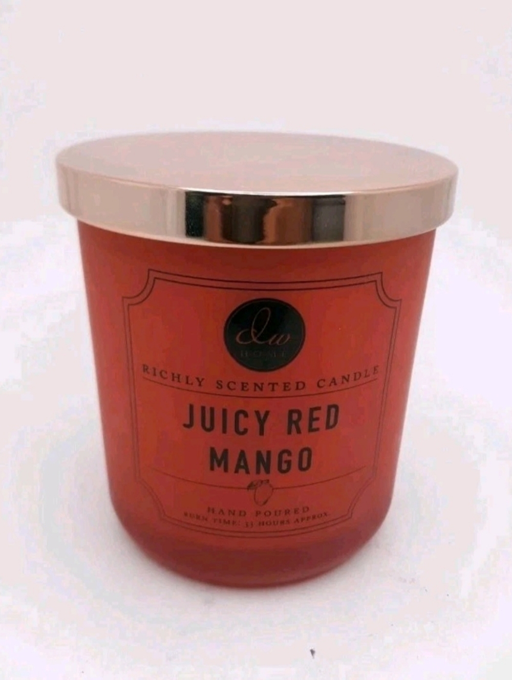 DW Home JUICY RED MANGO 9.3 Oz Single Wick, 33 Hour Burn Time
